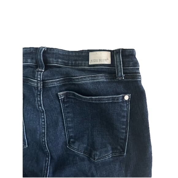 Judy Blue Women’s Blue Denim Jeans Dark Wash Skinny Fit 11/30 Stretch - Picture 7 of 7